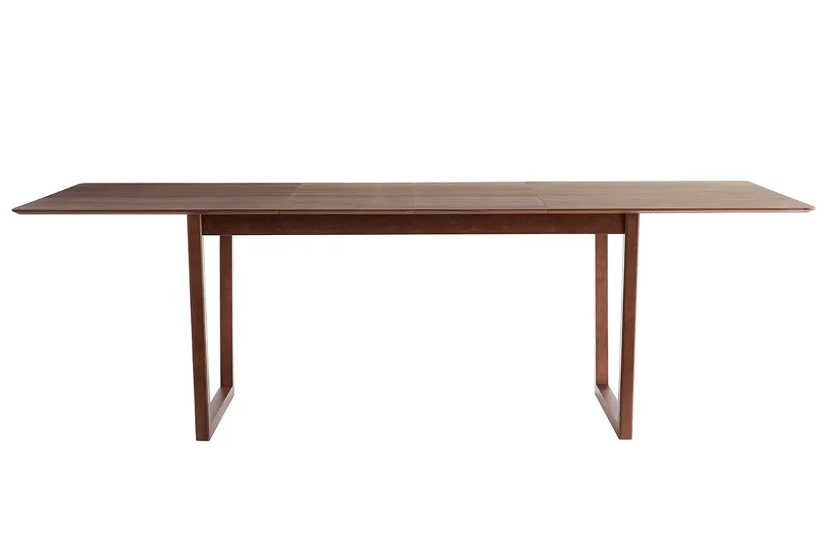Cheap Miliboo Mesa extensible rectangular de nogal 160-240 cm LAHO