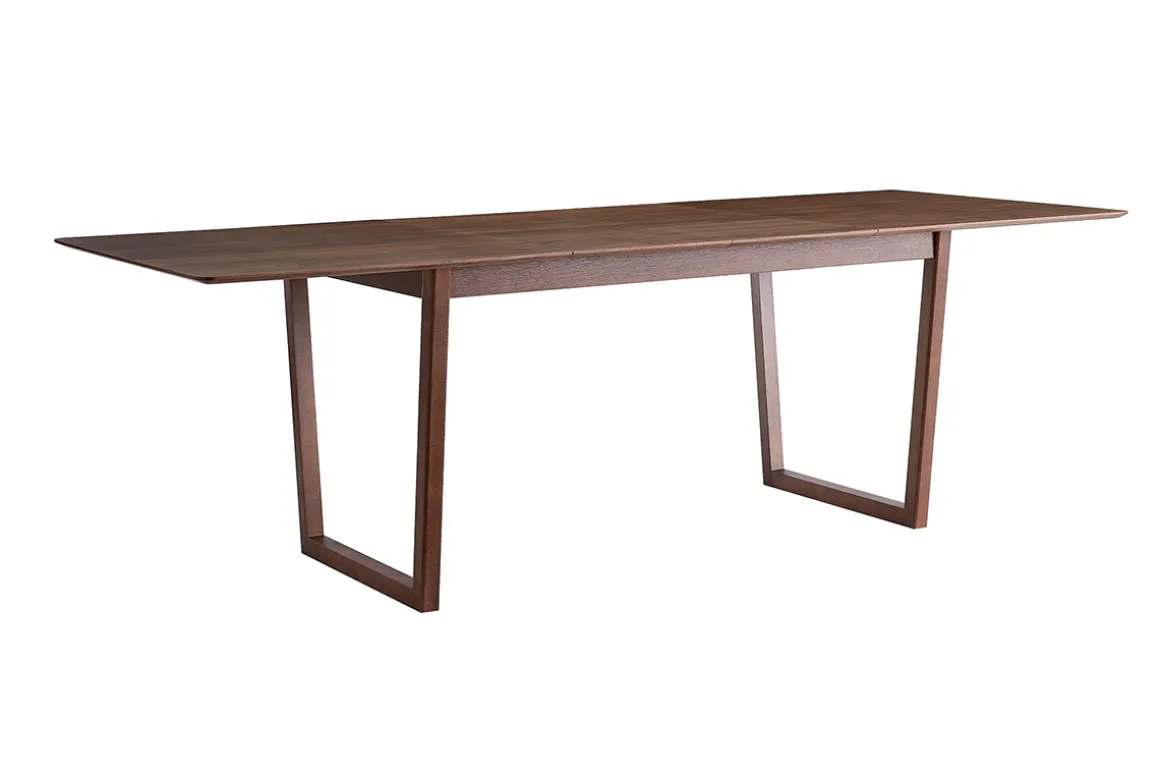Cheap Miliboo Mesa extensible rectangular de nogal 160-240 cm LAHO