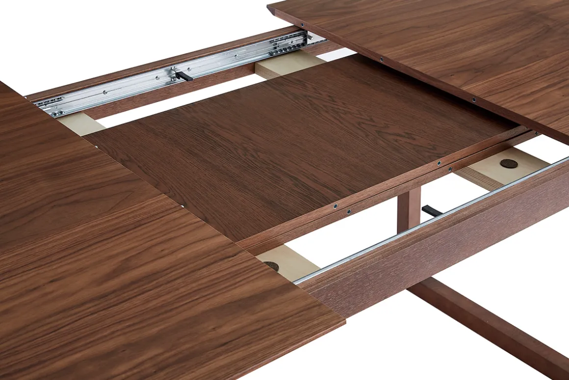 Cheap Miliboo Mesa extensible rectangular de nogal 160-240 cm LAHO