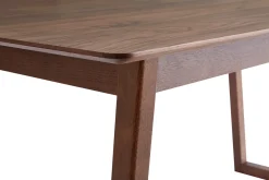 Cheap Miliboo Mesa extensible rectangular de nogal 160-240 cm LAHO