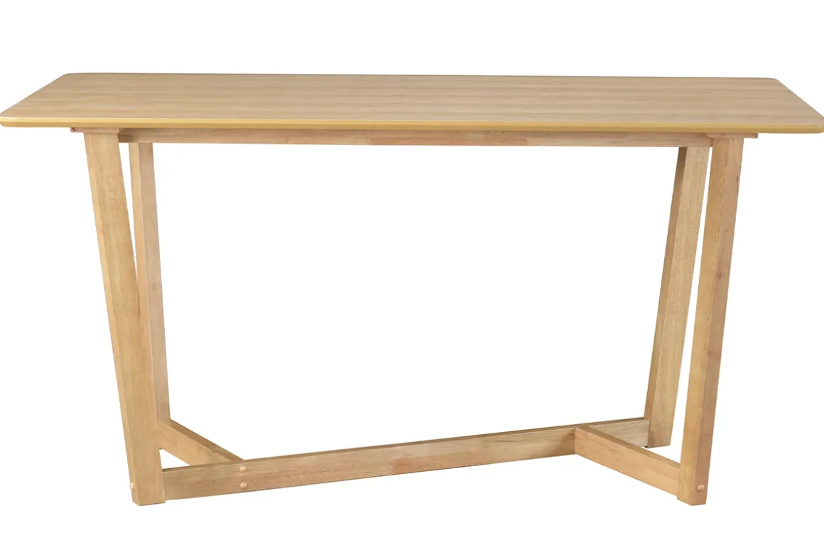 Flash Sale Miliboo Mesa rectangular de diseño de madera clara 150 cm KOUK