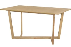 Flash Sale Miliboo Mesa rectangular de diseño de madera clara 150 cm KOUK