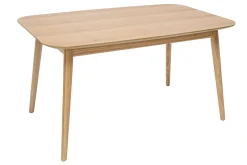 New Miliboo Mesa rectangular extensible con extensiones integradas de roble claro 140-170 cm ANK
