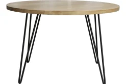 Outlet Miliboo Mesa redonda en mango macizo D116 cm VIBES