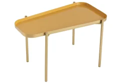 Cheap Miliboo Mesas nido lacadas blanco azul y amarillo (lote de 2) ZURIA