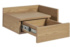 Sale Miliboo Mesilla de pared roble claro con cajón 40 cm NASTY