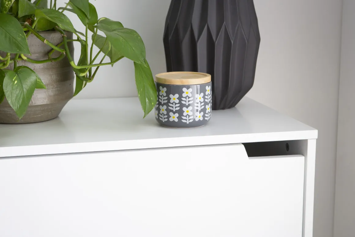 Best Sale Miliboo Mueble de almacenaje blanco 3 puertas LEENA