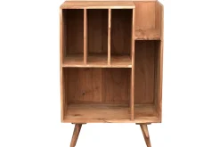 Best Sale Miliboo Mueble de almacenaje vinilos en acacia maciza VIRGILE