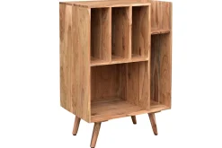 Best Sale Miliboo Mueble de almacenaje vinilos en acacia maciza VIRGILE