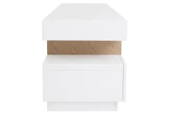 Clearance Miliboo Mueble TV blanco y madera LIVO