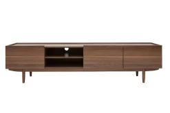 Hot Miliboo Mueble TV con puertas de madera oscura 180 cm SANAA
