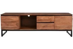 Outlet Miliboo Mueble TV de acacia maciza 160 cm HOORN