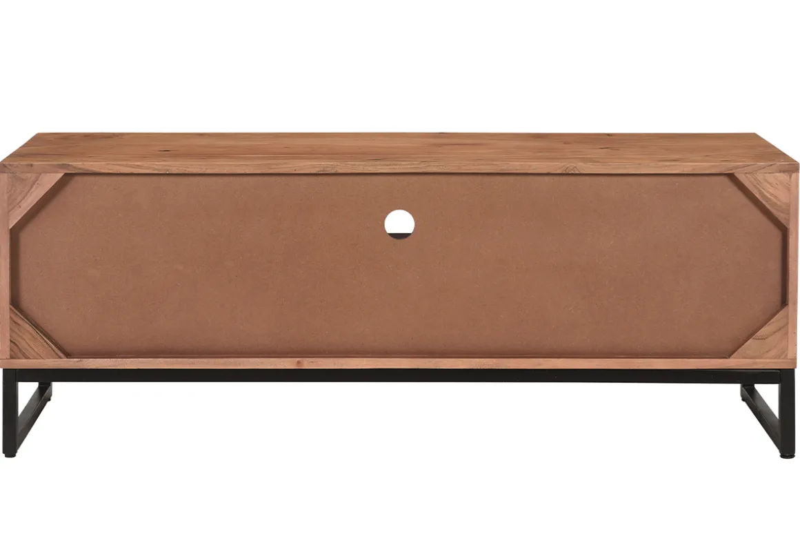Fashion Miliboo Mueble TV de acacia maciza 135 cm HOORN