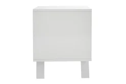 Hot Miliboo Mueble TV de diseño con acabado blanco brillante 205 cm NEMA