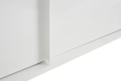 Hot Miliboo Mueble TV de diseño con acabado blanco brillante 205 cm NEMA