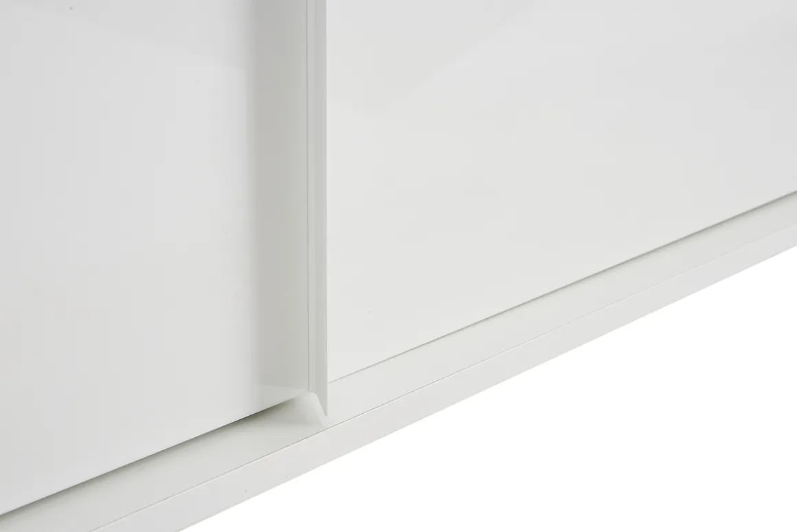 Hot Miliboo Mueble TV de diseño con acabado blanco brillante 205 cm NEMA