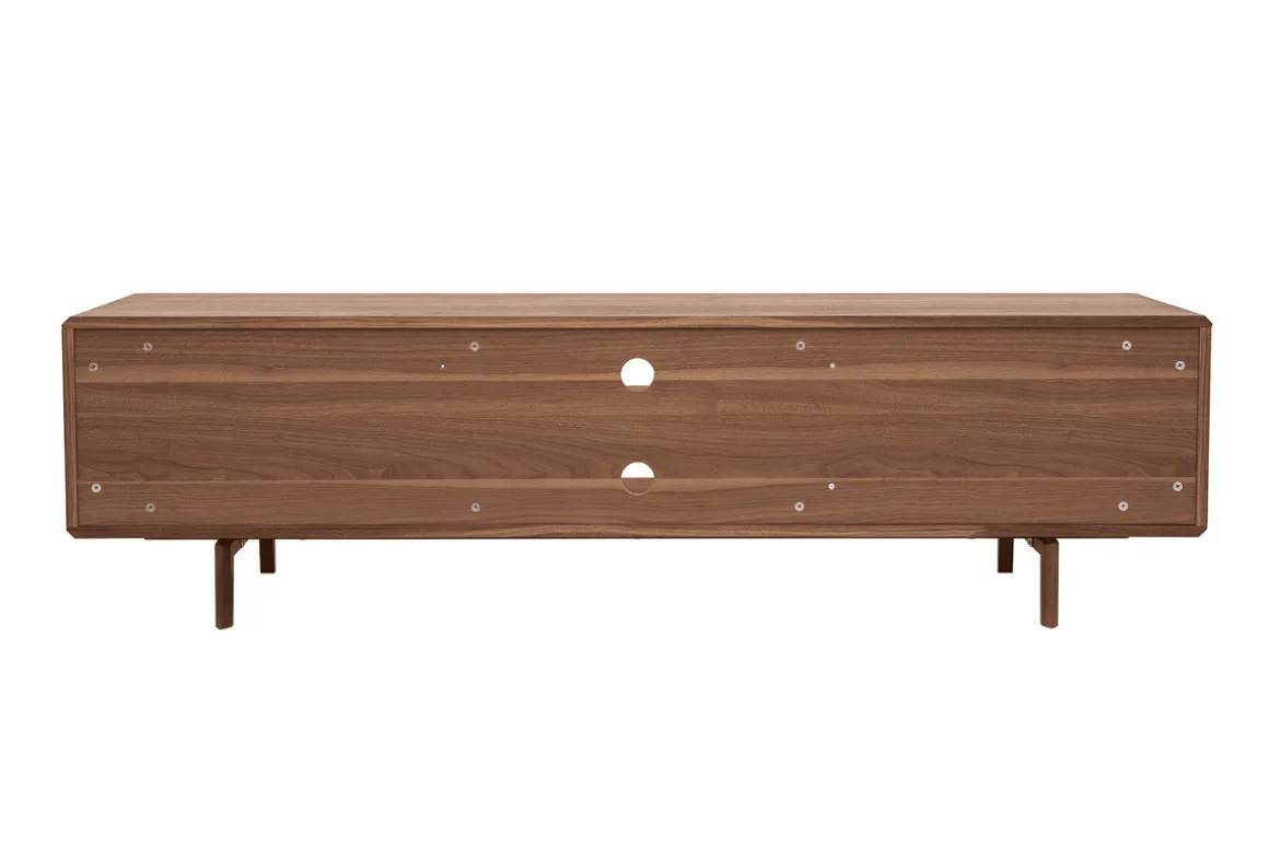 New Miliboo Mueble TV de nogal con almacenaje 180 cm SUVA