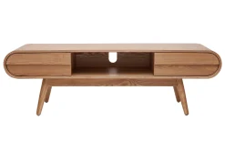 Best Miliboo Mueble TV diseño 2 cajones fresno natural BALTIK