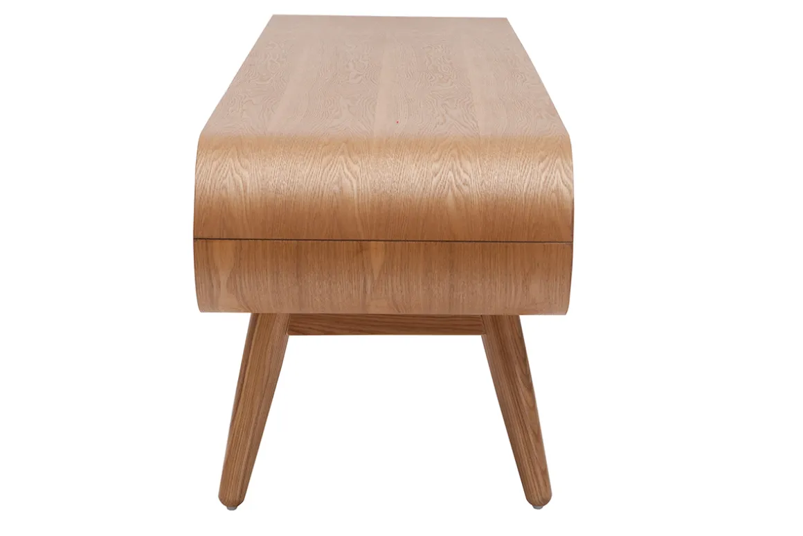 Best Miliboo Mueble TV diseño 2 cajones fresno natural BALTIK