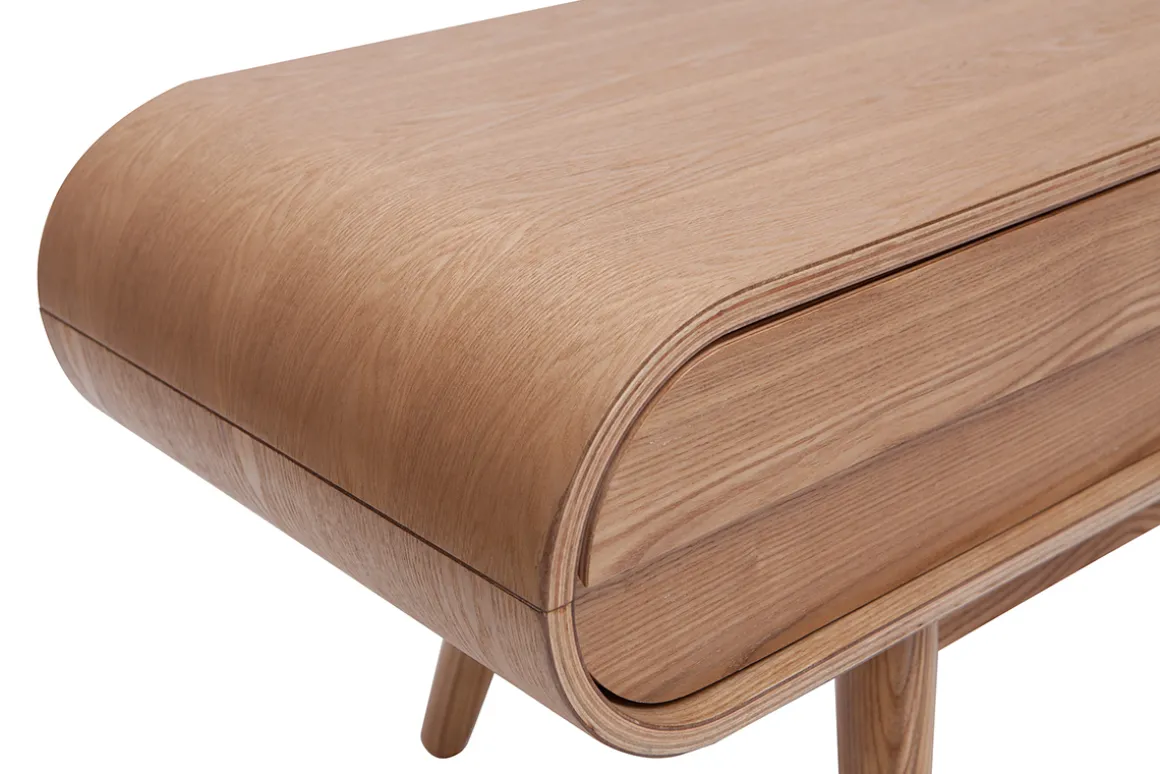 Best Miliboo Mueble TV diseño 2 cajones fresno natural BALTIK