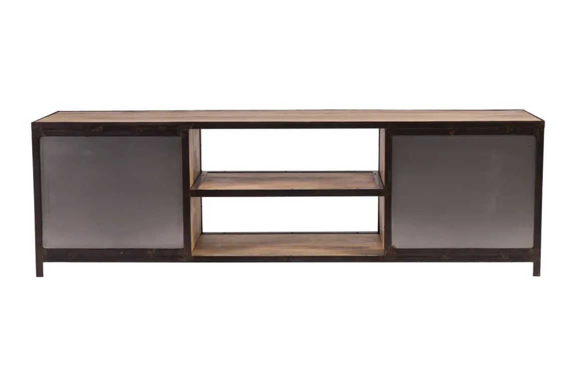 Sale Miliboo Mueble TV diseño industrial 178cm INDUSTRIA