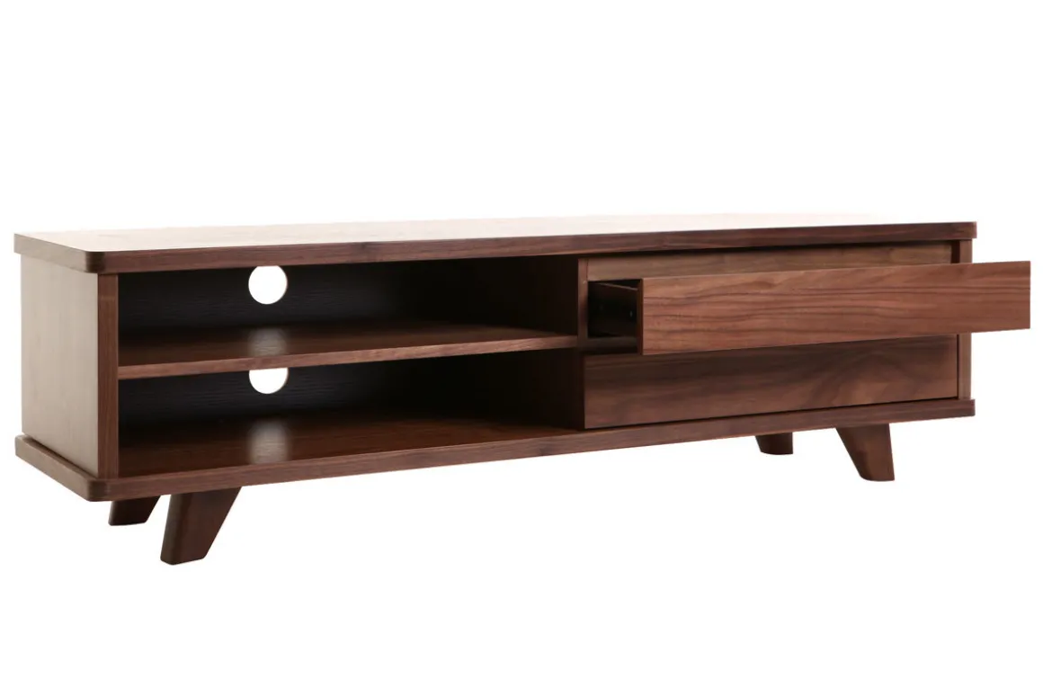 Cheap Miliboo Mueble TV diseño nogal FIFTIES