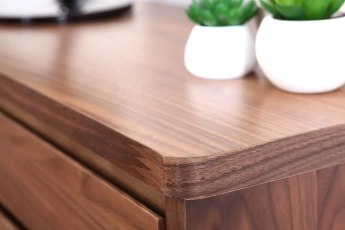 Cheap Miliboo Mueble TV diseño nogal FIFTIES