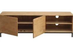 Sale Miliboo Mueble TV industrial mango y metal YPSTER