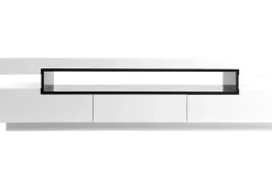 Fashion Miliboo Mueble TV lacado blanco LIVO