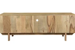 Outlet Miliboo Mueble TV mango y latón ZAIKA