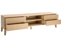 Shop Miliboo Mueble TV nórdico de madera clara 180 cm FREDDY