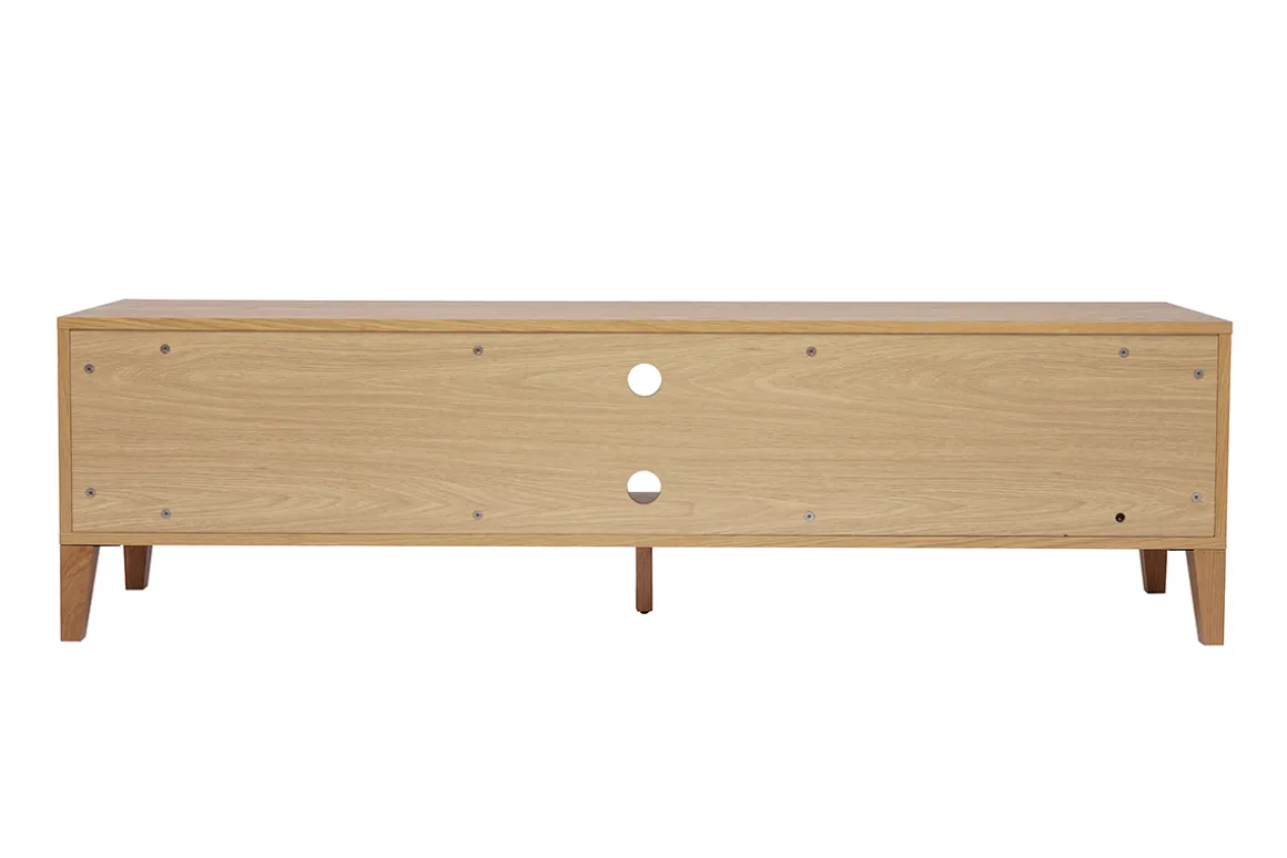 Shop Miliboo Mueble TV nórdico de madera clara 180 cm FREDDY