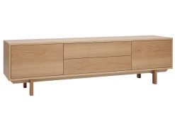 Cheap Miliboo Mueble TV nórdico de madera clara 180 cm SID