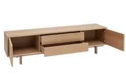 Cheap Miliboo Mueble TV nórdico de madera clara 180 cm SID