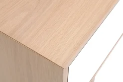 New Miliboo Mueble TV nórdico madera y blanco 180cm SID