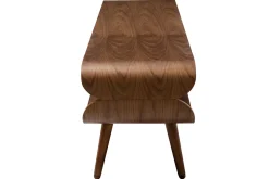Hot Miliboo Mueble TV vintage con compartimentos de almacenaje de madera oscura 132 cm TAKLA
