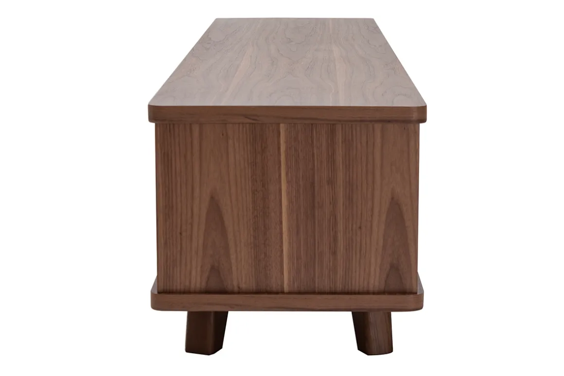 Cheap Miliboo Mueble TV vintage de nogal 180 cm FIFTIES