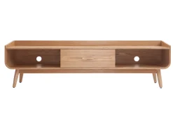 Best Sale Miliboo Mueble TV vintage madera fresno 180 cm HALLEN
