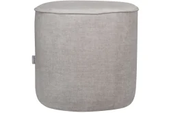 Online Miliboo Puf redondo de tela beige 40 cm diám. COQ