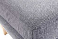 Store Miliboo Reposapiés puff nórdico gris claro OSLO