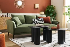 Cheap Miliboo Set 2 mesas de centro nido de madera negra FOLEEN