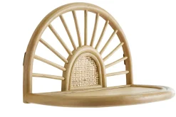 Hot Miliboo Set de 2 estanterías de pared de ratán natural y caña 40 cm BOW