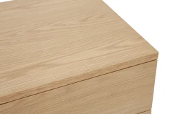 Best Sale Miliboo Set de 2 mesillas de noche nórdicas con almacenaje y 2 cajones de madera de roble claro 50 cm FREDDY