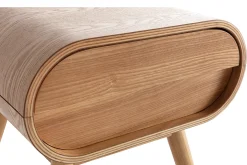 Best Sale Miliboo Set de 2 mesillas de noche con cajón vintage de madera clara 45 cm BJORG