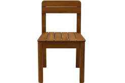 Shop Miliboo Set de 2 sillas de jardín de madera maciza AKIS