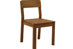 Shop Miliboo Set de 2 sillas de jardín de madera maciza AKIS