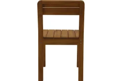 Shop Miliboo Set de 2 sillas de jardín de madera maciza AKIS