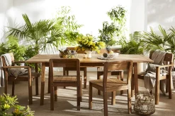 Shop Miliboo Set de 2 sillas de jardín de madera maciza AKIS