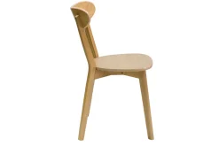 Shop Miliboo Set de 2 sillas vintage de madera de roble claro DOVE