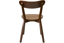 Fashion Miliboo Set de 2 sillas vintage de madera oscura DOVE